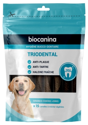 Biocanina Triodental Large Dogs 15 Vegetable Slats
