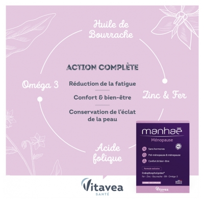 Vitavea Manhaé Ménopause 60 Capsules
