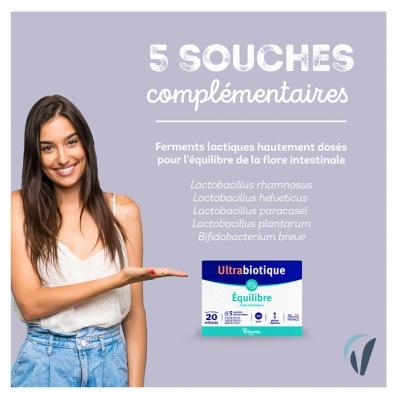 Vitavea Ultrabiotique Équilibre 10 Gélules Végétales