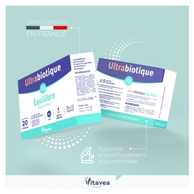 Vitavea Ultrabiotique Équilibre 10 Gélules Végétales