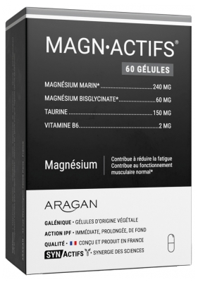Aragan Synactifs MagnActifs 60 Gélules