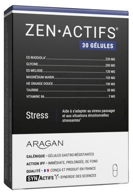 Aragan Synactifs ZenActifs 30 Capsules