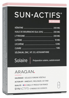 Aragan Synactifs SunActifs 30 Gélules