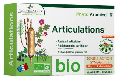 Les 3 Chênes Phyto Aromicell'R Articulations Bio 20 Ampoules