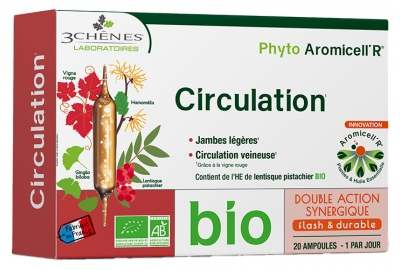 Les 3 Chênes Phyto Aromicell'R Circulation Organic 20 Phials