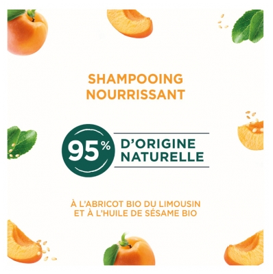 Naturé Moi Shampoing Nourrissant Abricot Huile de Sésame Bio 250 ml