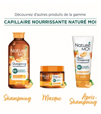Naturé Moi Shampoing Nourrissant Abricot Huile de Sésame Bio 250 ml