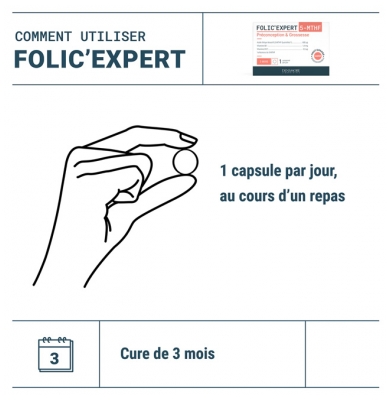 Densmore Folic'Expert 5-MTHF Préconception & Grossesse 90 Comprimés
