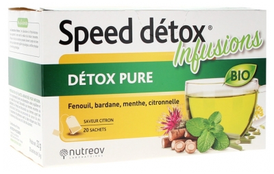 Nutreov Speed Détox Pure Detox Infusion Organic 20 Sachets