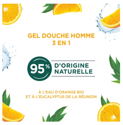Naturé Moi Gel Douche 3en1 Eau d'Orange Bio et Eucalyptus 250 ml