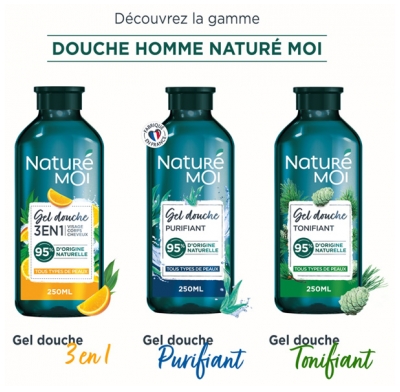 Naturé Moi Gel Douche 3en1 Eau d'Orange Bio et Eucalyptus 250 ml