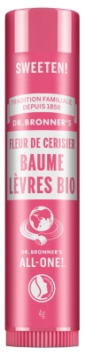 Dr Bronner's Baume Lèvres Bio 4 g - Parfum : Fleur de Cerisier