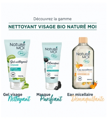 Naturé Moi Eau Micellaire Démaquillante Bio 500 ml