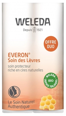 Weleda Soin des Lèvres Everon Lot de 2 x 4,8 g