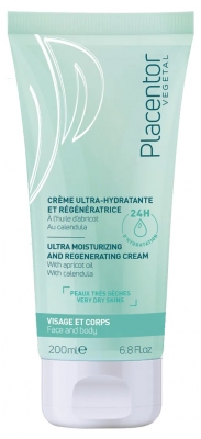 Placentor Végétal Ultra Moisturizing Regenerating Cream Very Dry Skins 200ml