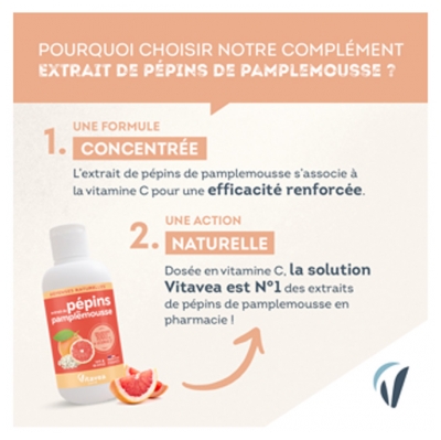 Vitavea Extrait de Pépins de Pamplemousse 200 ml + 100 ml Offerts