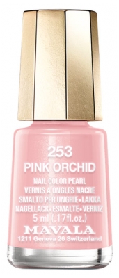 Mavala Mini Color Pearly Nail Polish 5ml - Colour: 253 Pink Orchid