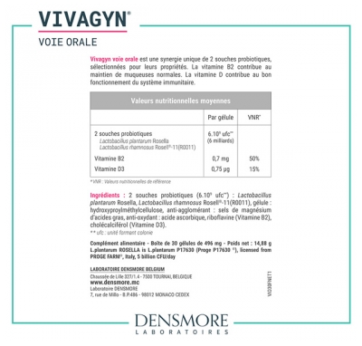 Densmore Vivagyn 30 Gélules