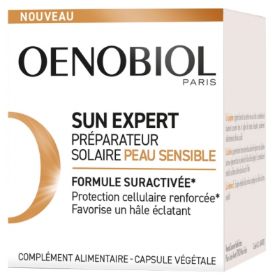 Oenobiol Solaire Intensif Preparateur Peau Sensible 30 Capsule