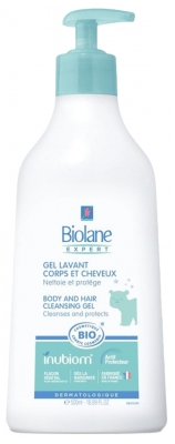 Biolane Expert Organic Body and Hair Cleansing Gel 500ml