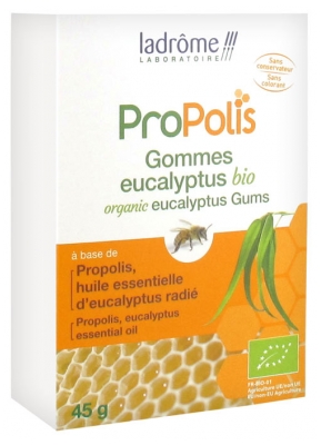 Ladrôme Propolis Gommes Eucalyptus Bio 45 g