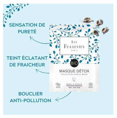 Les Poulettes Paris Masque Détox Bio 18 ml