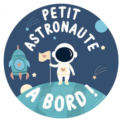 Color Pop Bébé à Bord Magnétique - Modèle : Petit Astronaute à Bord