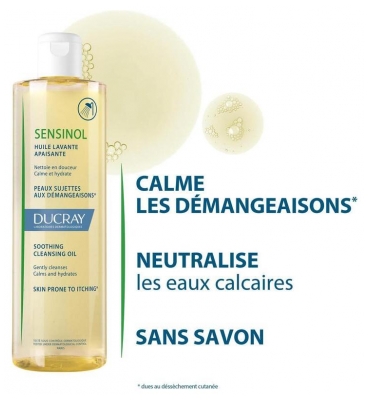 Ducray Sensinol Huile Lavante Apaisante 400 ml