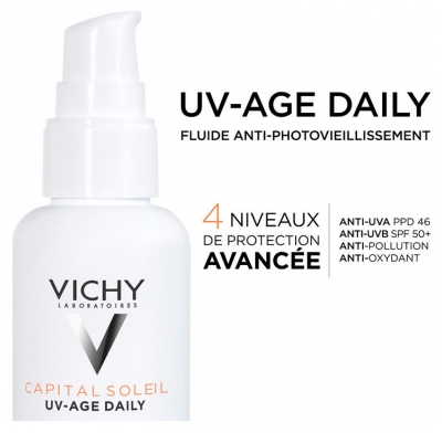 Vichy Capital Soleil UV-Age Daily Fluide Anti-Photovieillissement SPF50+ 40 ml
