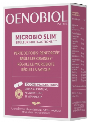 Oenobiol Microbio Slim Multi-Purposes Burner 60 Botanical Capsules