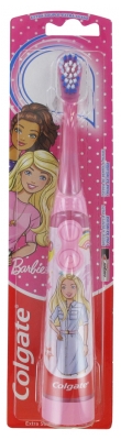 Colgate Barbie Extra Soft Battery Toothbrush - Colour: Pink and Stars