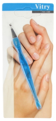 Vitry Cuticle Cutter Stainless Steel Head - Colour: Blue