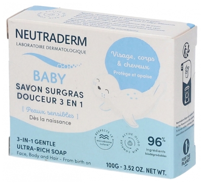 Neutraderm Baby 3-in-1 Gentle Ultra-Rich Soap 100g