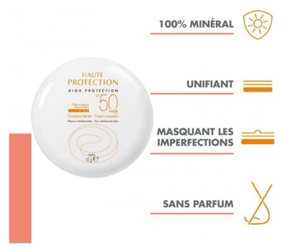 Avène Haute Protection Compact Teinté SPF50 10 g - Teinte : Doré