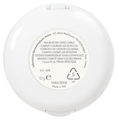 Avène Haute Protection Compact Teinté SPF50 10 g - Teinte : Sable