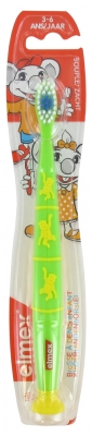 Elmex Soft Toothbrush Children Aged 3-6 - Colour: Green