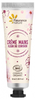 Fleurance Nature Organic Hand Cream 30ml - Fragrance: Cherry Blossom