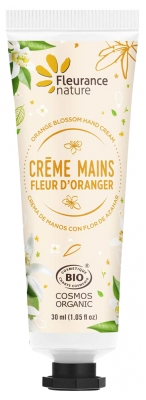Fleurance Nature Organic Hand Cream 30ml - Fragrance: Orange Blossom