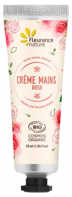 Fleurance Nature Organic Hand Cream 30ml - Fragrance: Pink