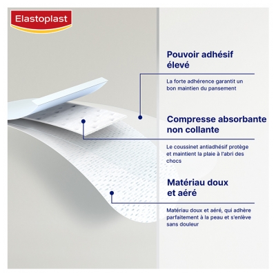 Elastoplast Pansement Sensible XXL Stérile 5 Pansements