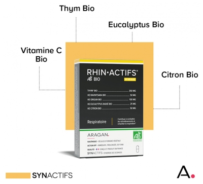 Aragan Synactifs RhinActifs Bio 10 Gélules