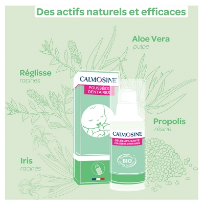 Calmosine Gelée Apaisante Poussées Dentaires Bio 15 ml