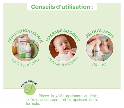 Calmosine Gelée Apaisante Poussées Dentaires Bio 15 ml