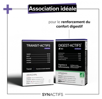 Aragan Synactifs TransitActifs 20 Gélules