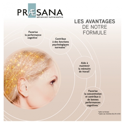 Praesana Mémoire 90 Comprimés