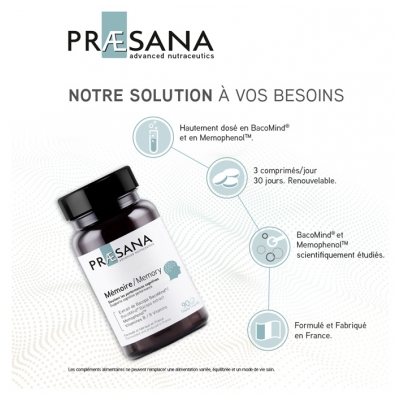 Praesana Mémoire 90 Comprimés