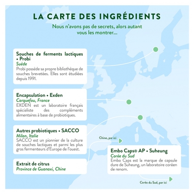 Nutri&Co Probiotiques & Prébiotiques 60 Gélules