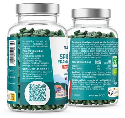 Nutri&Co Spiruline Bio 120 Comprimés