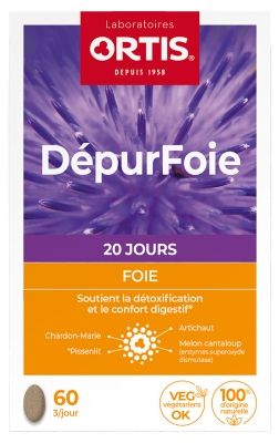 Ortis Foie DépurFoie 60 Comprimés