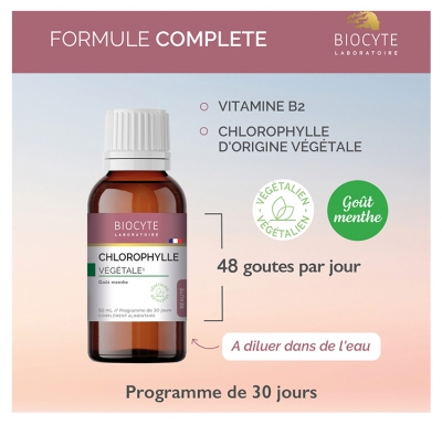 Biocyte Chlorophylle Végétale 50 ml